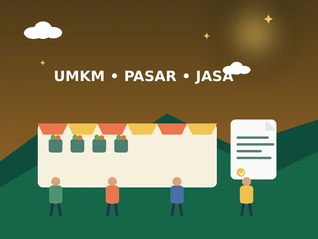 Ilustrasi UMKM Desa Sampali
