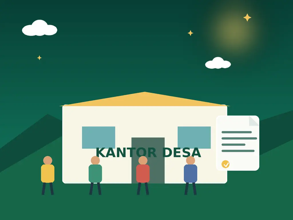 Ilustrasi pelayanan Pemerintah Desa Sampali