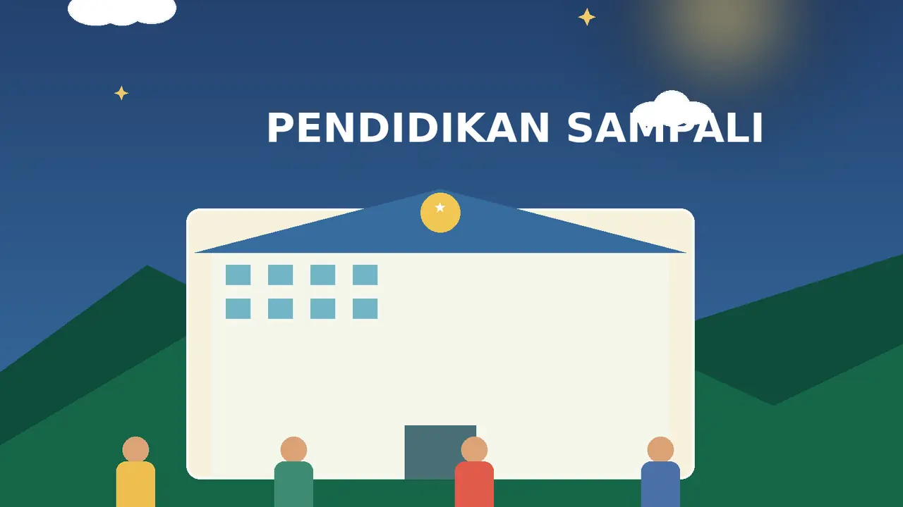 Ilustrasi Pendidikan Desa Sampali