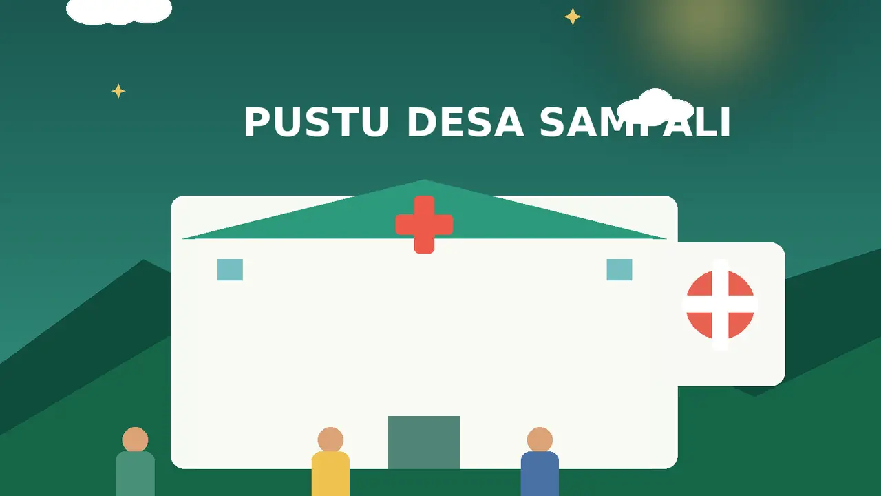Ilustrasi Pustu Desa Sampali